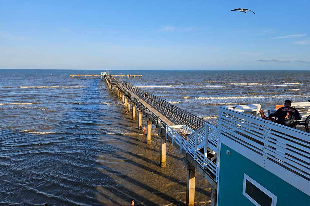 Galveston Fishing Pier Fishing 24 Hours a Day Weather Permitting